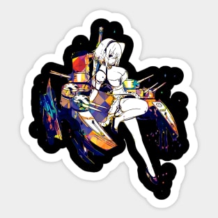 Sirius Azur Lane  Pop Art Sticker